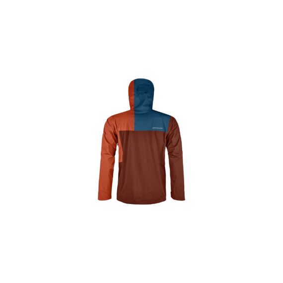 ORTOVOX - GIACCA 3L ORTLER JKT CLAY ORANGE 70176 - immagine 2