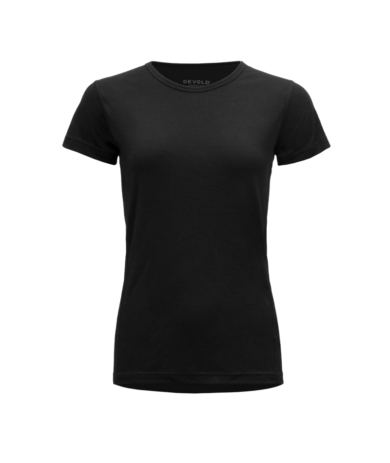 DEVOLD - T-SHIRT DONNA JAKTA MERINO 200 950 BLACK GO183216