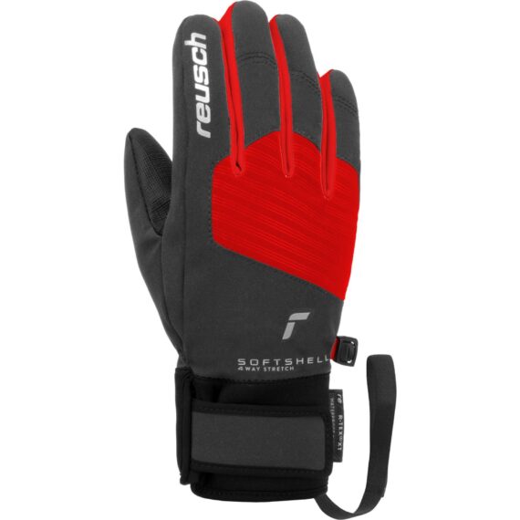 REUSCH - GUANTI SCI JR SIMON R-TEX  6638 ASPHALT FIRE RED 6261210