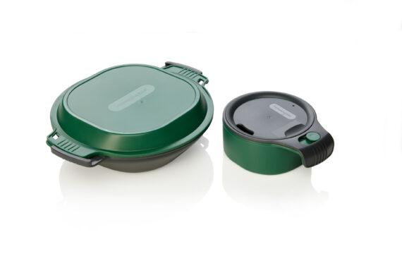 HUMANGEAR - PIATTI POSATA TAZZA GOKIT  VERDE NERO 070913 - immagine 6