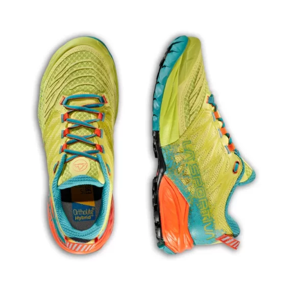LASPORTIVA - SCARPE DONNA AKASHA II  GREEN BANANA/LAGOON 56B - immagine 5