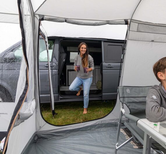 CAMPINGAZ - TENDA  MINIVAN JOURNEYMASTER PRO L BLACKOUT CON PROFILO QEDER 2000038459 - immagine 2