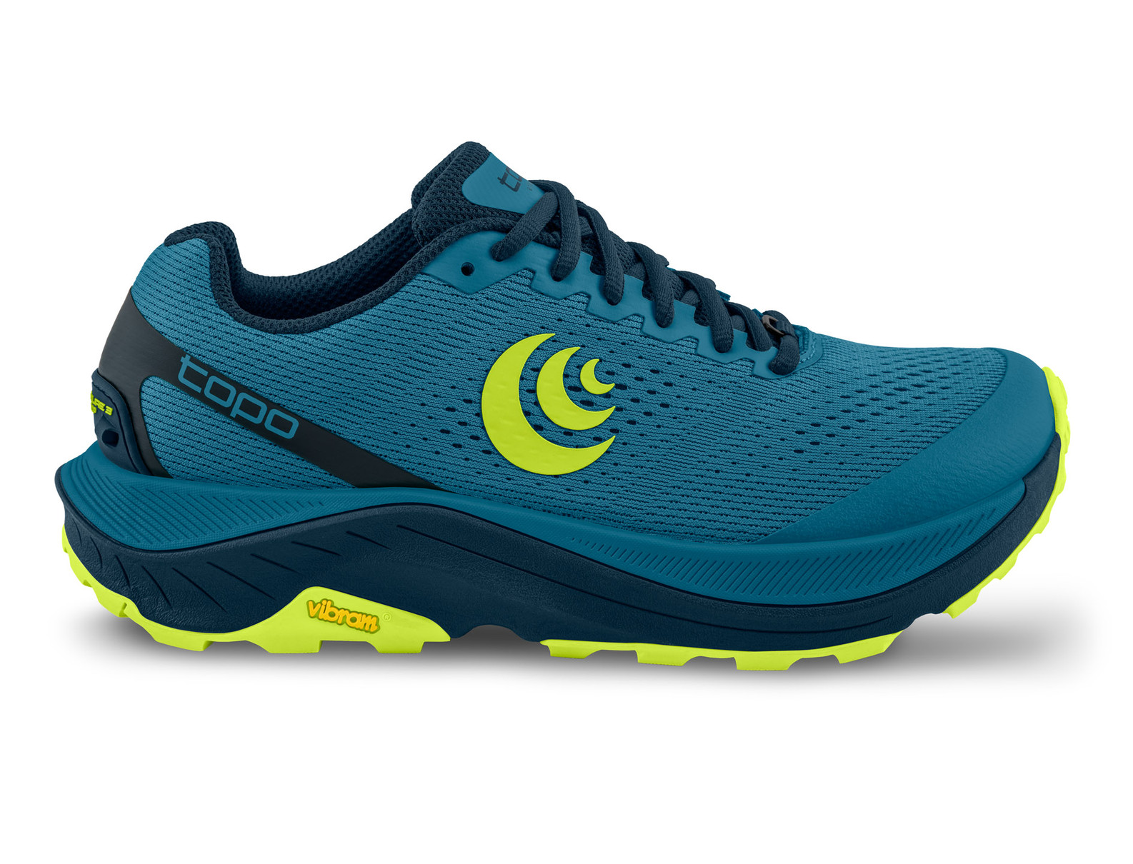 TOPO ATHLETIC - SCARPE ULTRAVENTURE 3 BLUE/LIME M060 - immagine 2