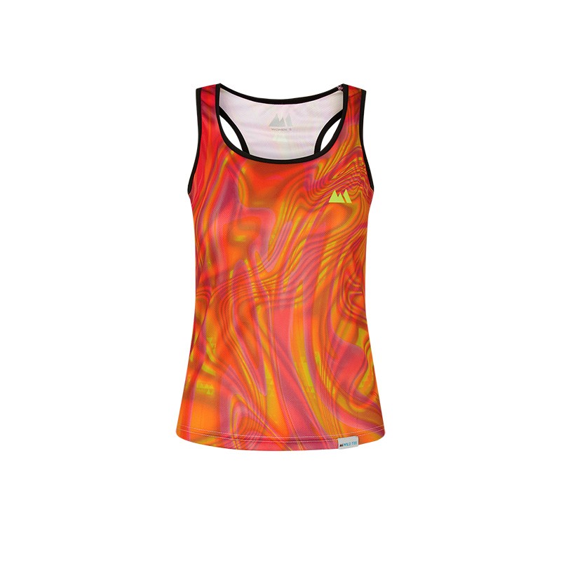 WILD TEE - CANOTTA DONNA HOLOGRAM ORANGE WT155