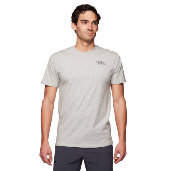 BLACK DIAMOND - T-SHIRT HERITAGE EQUIPMENT  NICKEL HEATHER 730231 - immagine 2