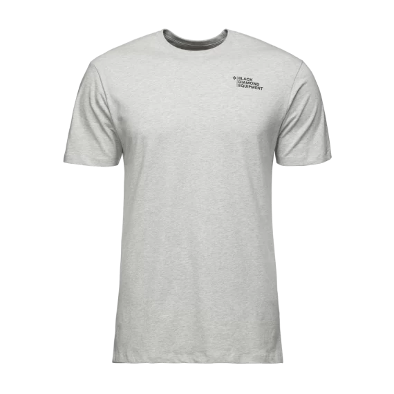 BLACK DIAMOND - T-SHIRT HERITAGE EQUIPMENT  NICKEL HEATHER 730231
