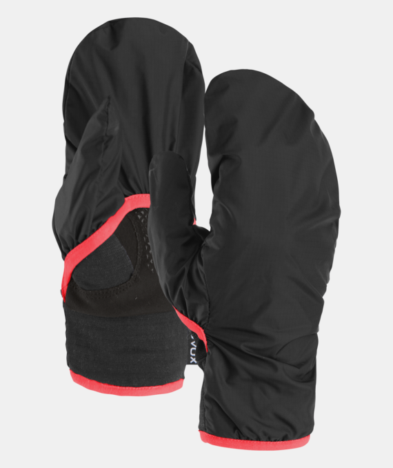 ORTOVOX - GUANTI DONNA FLEECE GRID COVER  BLACK RAVEN 56361 - immagine 2