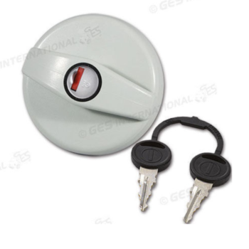 GES - TAPPO BIANCO CON CILINDRETTO E CHIAVI BIANCO BOC9163B