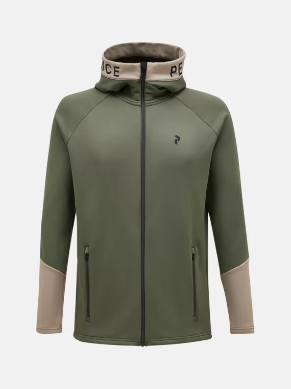 PEAK PERFORMANCE - GIACCA SCI RIDER ZIP HOODI  040 NEEDLE AVIO BEIGE G79437