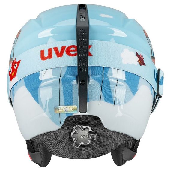 UVEX - SET CASCO+MASCHERA JR VITI  LIGHT BLUE BIRDY 56S317 - immagine 2
