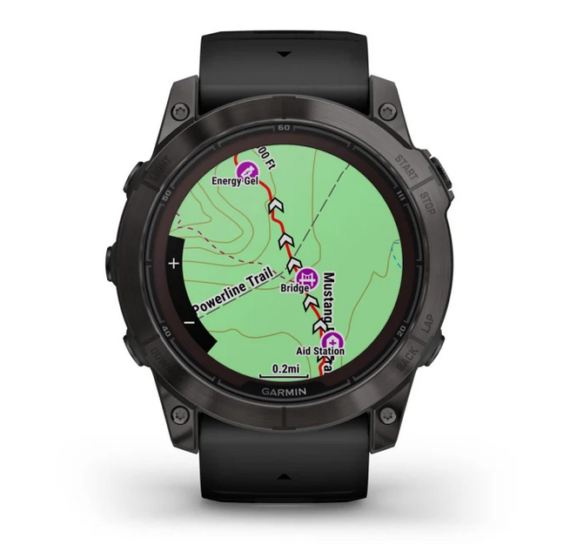 GARMIN - OROLOGIO GPS FENIX 7X PRO SAPPHIRE SOLAR CARBON GREY BLACK 02778-11 - immagine 7