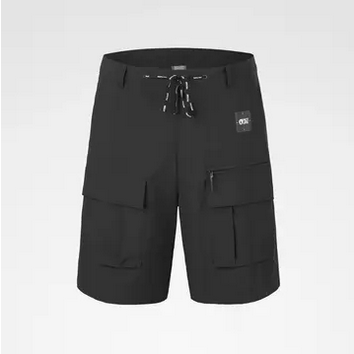 PICTURE ABBIGLIAMENTO - BERMUDA ROBUST SHORTS BLACK MSH077