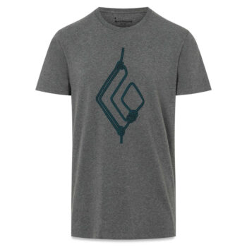 BLACK DIAMOND - T-SHIRT ROPE DIAMOND TEE  CHARCOAL HEATHER AP730058