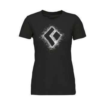 BLACK DIAMOND - T-SHIRT DONNA CHALKED UP TEE  0002 BLACK AP730052