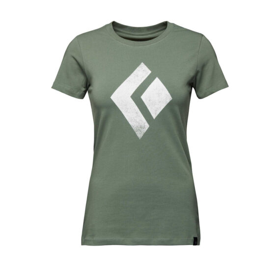 BLACK DIAMOND - T-SHIRT DONNA CHALKED UP TEE  3053 LAUREL GREEN AP730052