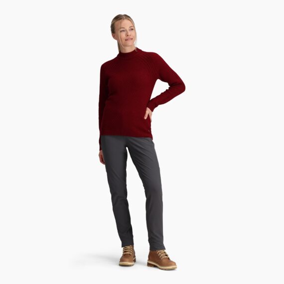 ROYAL ROBBINS - MAGLIA DONNA WESTLANDS MOCK NK  436 SYRAH 617024 - immagine 4