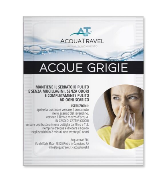 ACQUATRAVEL - BUSTE MONODOSE ACQUE GRIGIE  10 BUSTE ACQUEGRIGIE