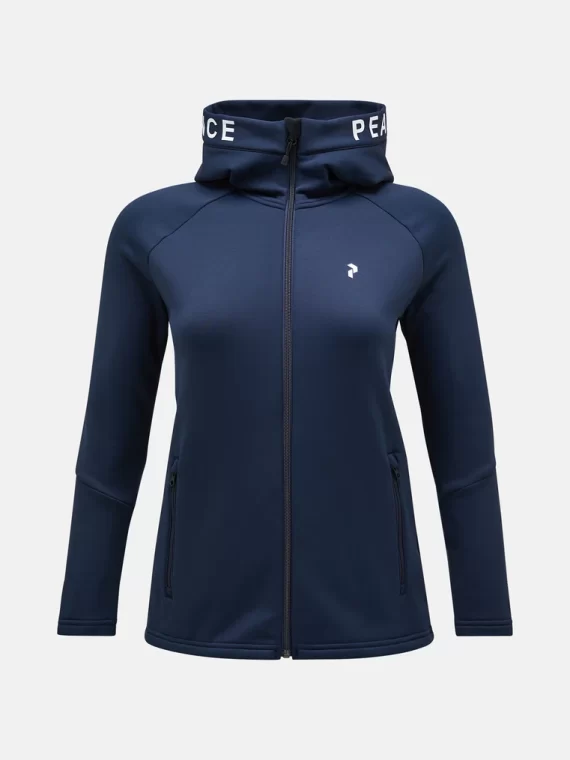 PEAK PERFORMANCE - GIACCA DONNA SCI RIDER ZIP HOODY  010 BLUE SHADOW G78885