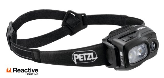 PETZL - LAMPADA FRONTALE SWIFT RL  NERO E095BB