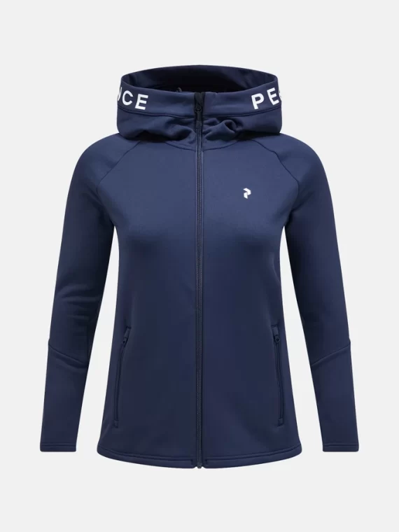 PEAK PERFORMANCE - GIACCA DONNA SCI RIDER ZIP HOO  BLUE SHADOW G78834