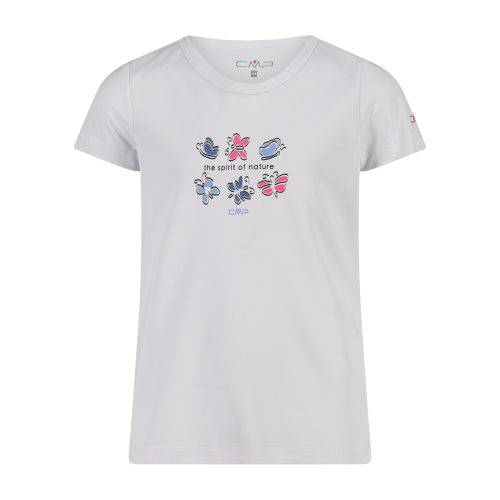 CMP - T-SHIRT GIRL PIQUET 14XR BIANCO PROVENZA 38T6385