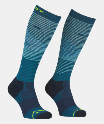 ORTOVOX - CALZA ALL MOUNTAIN LONG  PETROL BLUE 54872