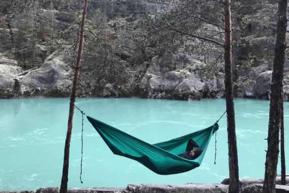 TICKET TO THE MOON - AMACA LIGHTEST HAMMOCK 24  51 FOREST GREEN TMLR - immagine 2