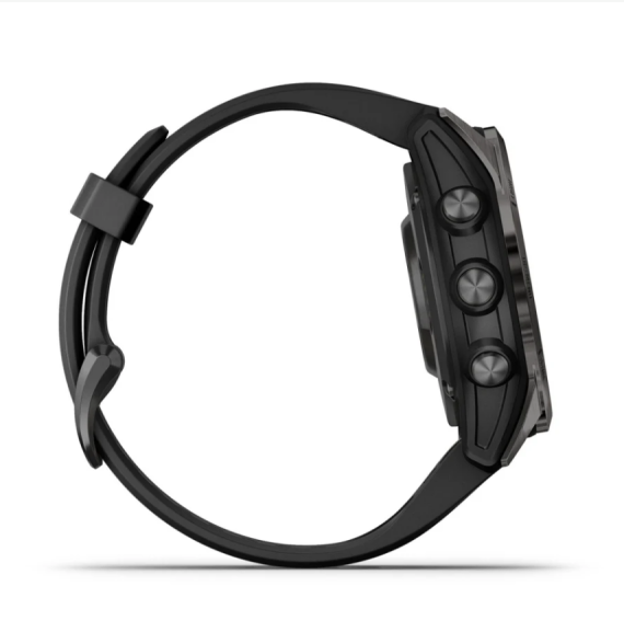 GARMIN - GPS FENIX 7S PRO SAPPHIRE SOLAR CARBON GREY BLACK 02776-11 - immagine 2
