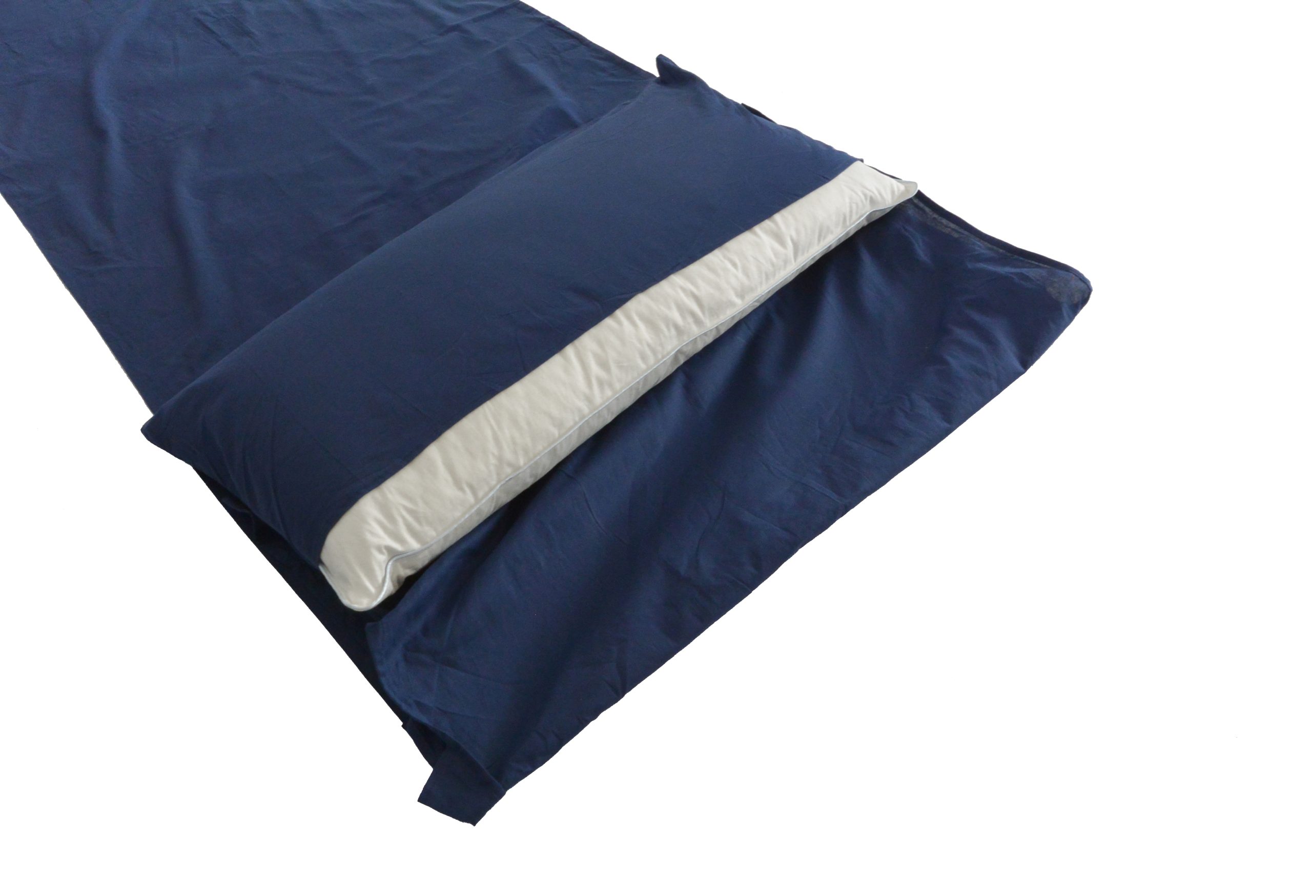 ORIGIN OUTDOOR - LENZUOLO COTONE 100% RETTANGOLARE BLU 310820 - immagine 5