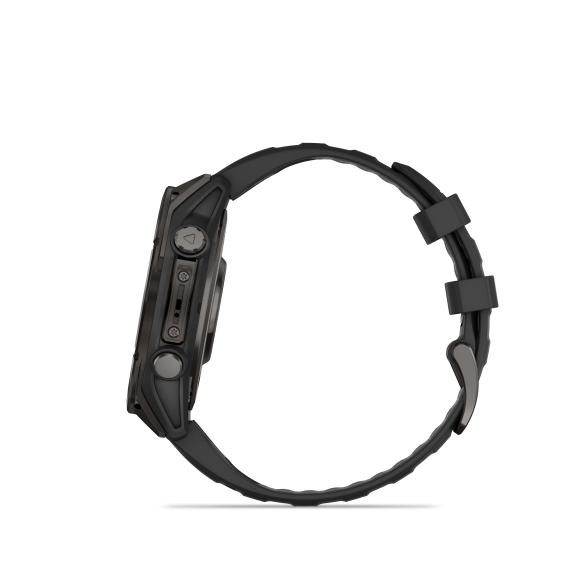GARMIN - OROLOGIO GPS FENIX 8 47MM AMOLED SAPHIR CARBON GREY 02904-21 - immagine 5