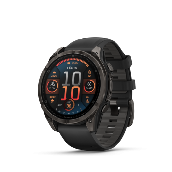 GARMIN - OROLOGIO GPS FENIX 8 47MM AMOLED SAPHIR CARBON GREY 02904-21