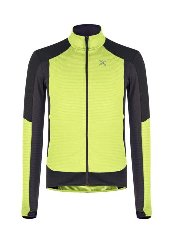 MONTURA - MAGLIA STRETCH COLOR  47 VERDE LIME MMAP00X