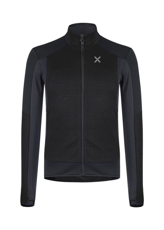 MONTURA - MAGLIA STRETCH COLOR  90 BLACK MMAP00X