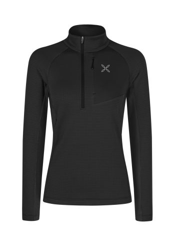 MONTURA - MAGLIA DONNA STRETCH COLOR 3 Z  90 BLACK MMZP00W
