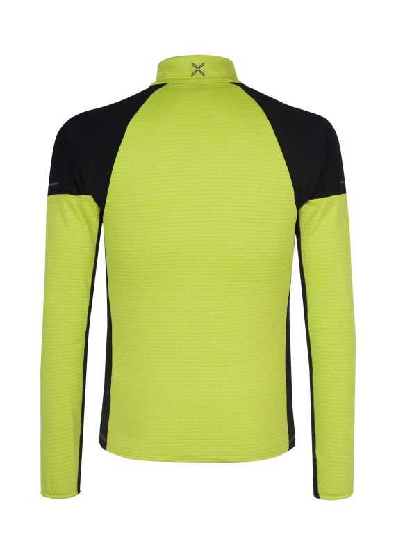 MONTURA - MAGLIA THERMAL GRID 2 ANORAK  47 VERDE LIME MMZP77X - immagine 2