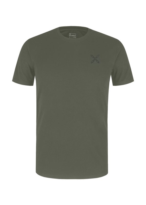 MONTURA - T-SHIRT PENCIL LOGO  49 VERDE SALVIA MTGC49X