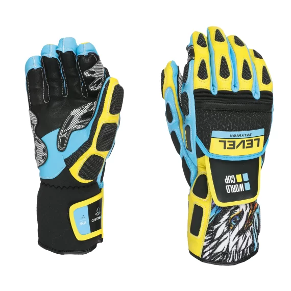 LEVEL - GUANTO SCI WORDCUP CF  GIALLO BLU 3004UG