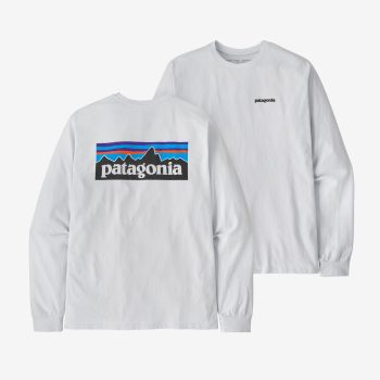PATAGONIA - T-SHIRT L/S P-6 LOGO RESPONSIBILI-TEE  WHI 38518