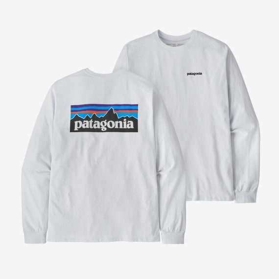 PATAGONIA - T-SHIRT L/S P-6 LOGO RESPONSIBILI-TEE  WHI 38518