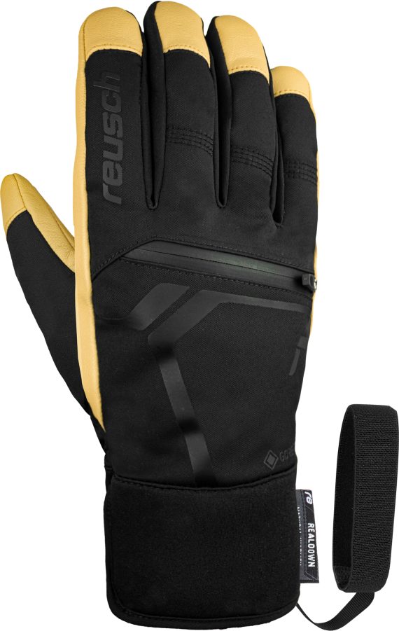 REUSCH - GUANTO SCI DOWN SPIRIT GTX  7490 BLACK CAMEL 6301356