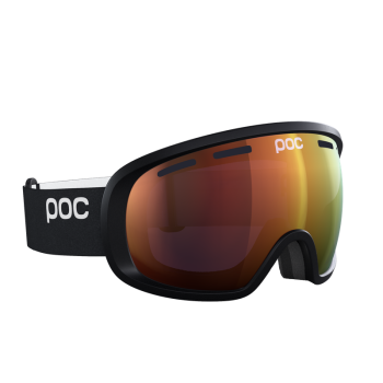 POC - MASCHERA FOVEA  URANIUM BLACK/PARTLY SUNNY ORANGE 40840