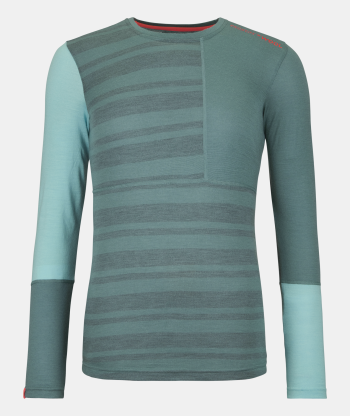 ORTOVOX - MAGLIA DONNA 185 ROCK N WO L/S  88201 ARCTIC GREY 84152