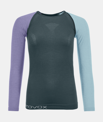 ORTOVOX - MAGLIA DONNA COMP LIGHT L/S 120 87801 DARK ARCTIC GREY 85581