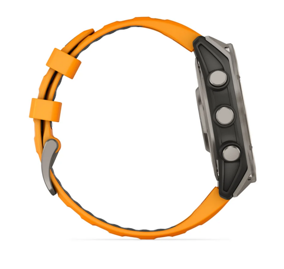 GARMIN - OROLOGIO GPS FENIX 8 47MM AMOLED SAPPHIRE SPARK ORANGE 02904-11 - immagine 7