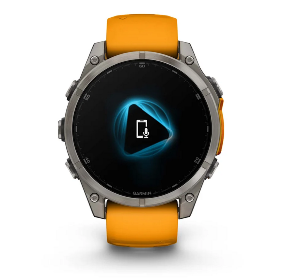 GARMIN - OROLOGIO GPS FENIX 8 47MM AMOLED SAPPHIRE SPARK ORANGE 02904-11 - immagine 5