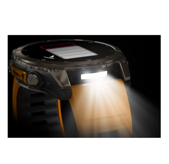 GARMIN - OROLOGIO GPS FENIX 8 47MM AMOLED SAPPHIRE SPARK ORANGE 02904-11 - immagine 9