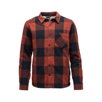 BLACK DIAMOND - CAMICIA PROJECT LINED FLANNEL  9633 IRON RED BLACK AP744065