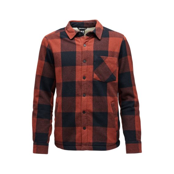 BLACK DIAMOND - CAMICIA PROJECT LINED FLANNEL  9633 IRON RED BLACK AP744065