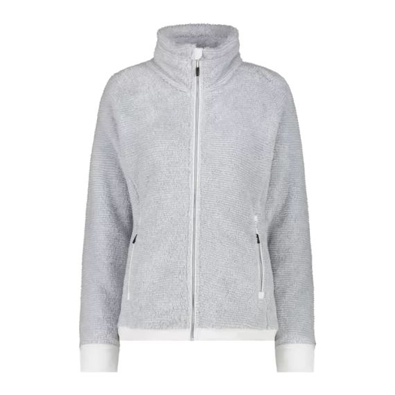 CMP - GIACCA DONNA STRIPED HIGHLOFT I 54US ALLUMINIO BIANCO 34P3066