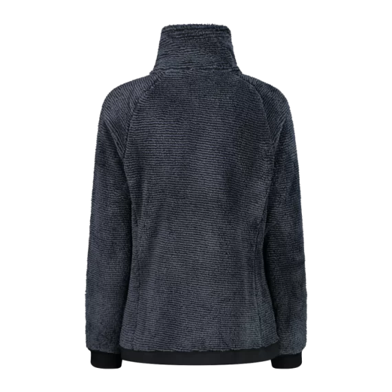 CMP - GIACCA DONNA STRIPED HIGHLOFT I 98US TITANIO NERO 34P3066 - immagine 2